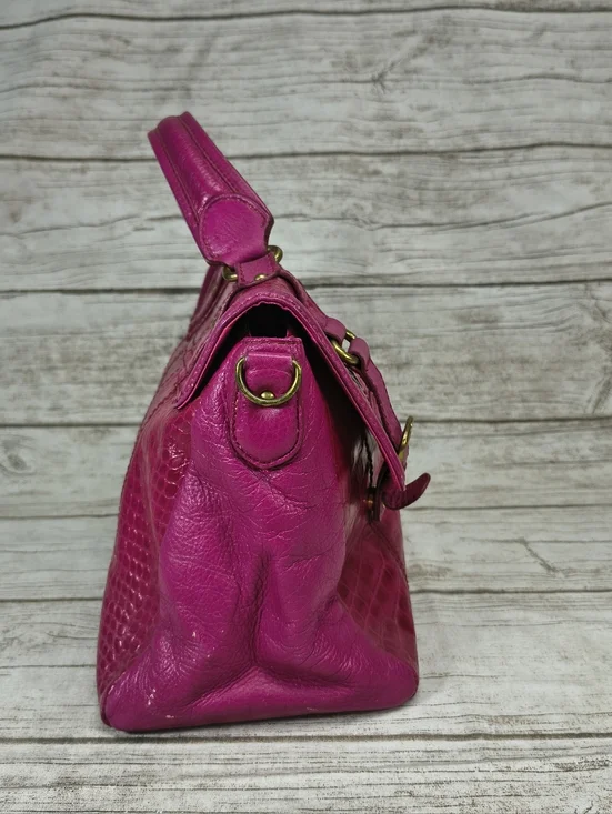 Samantha Thavasa Pink Crocodile Print Handbag - Picture 10 of 12